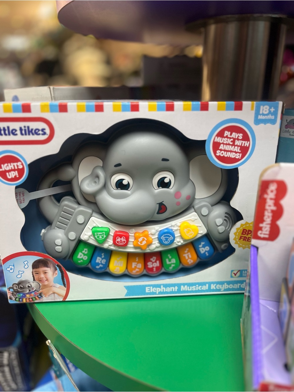 Little Tikes Elephant Musical Keyboard toy f